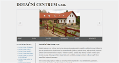 Desktop Screenshot of dotacni-centrum.cz