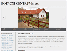 Tablet Screenshot of dotacni-centrum.cz